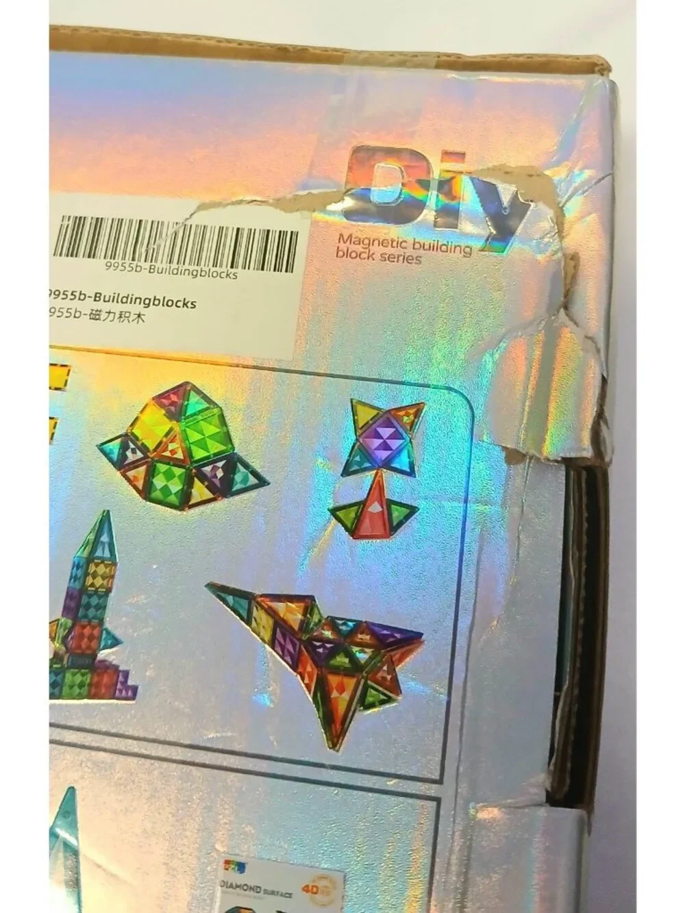 Diamond Surface Magnetic Cubes 32 Pieces New Sealed